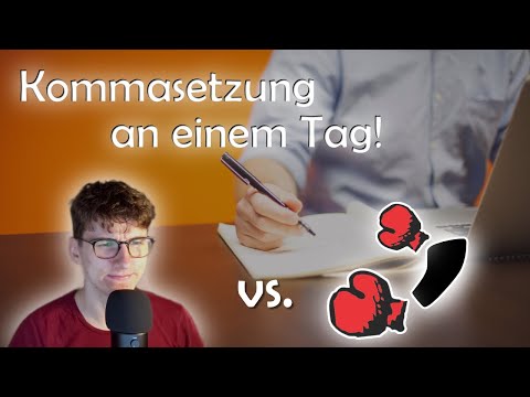 Kommasetzung | An einem Tag lernen, Kommas zu setzen