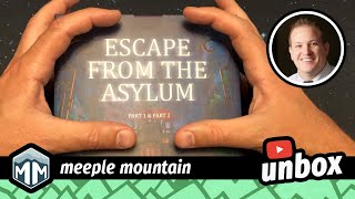 Escape From The Asylum - Unboxing - Boardgame Brody