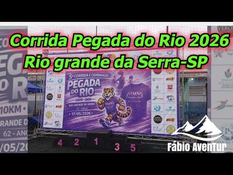 Corrida Pegada do Rio 10 Km em Rio Grande da Serra SP.