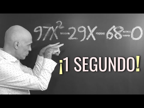 ECUACIONES DE SEGUNDO GRADO. TRUCAZO!!