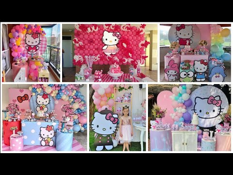 Hello Kitty Birthday Decoration Ideas || Hello Kitty Theme Decor || Latest Birthday Decorations
