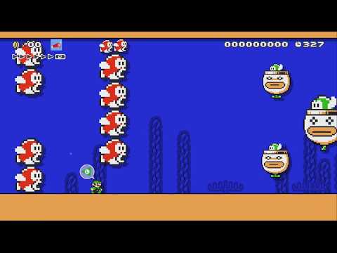 The jellyfish Cove by Game_Boy07 - Super Mario Maker 2 - No Commentary 1bx 1by