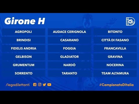 LE MIGLIORI TIFOSERIE DEL GIRONE H - SERIE D 2019/2020
