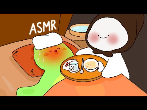 Nursing an injured Sea Turtle [ASMR animation]