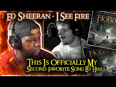 Ed Sheeran - I See Fire (Official Music Video) | The Hobbit: The Desolation of Smaug | Reaction