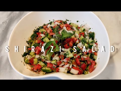 Salad Shirazi Recipe | healthy appetizer | Persian Salad