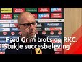 Fred Grim trots op prestatie van RKC: 'Natuurlijk van genieten, een succesmomentje'