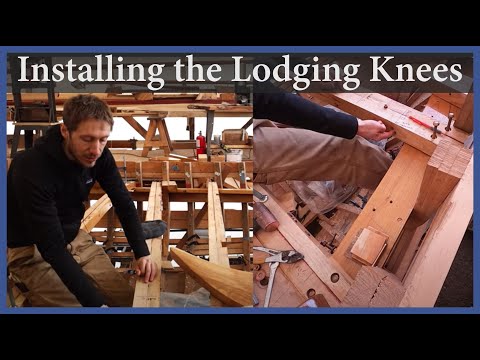 Installing the Lodging Knees -  Episode 144 - Acorn to Arabella: Journey of a Wooden Boat