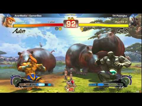SSF4: AverMedia | GamerBee vs TH Poongko - Losers Finals - SF 25th Asia Qualifier