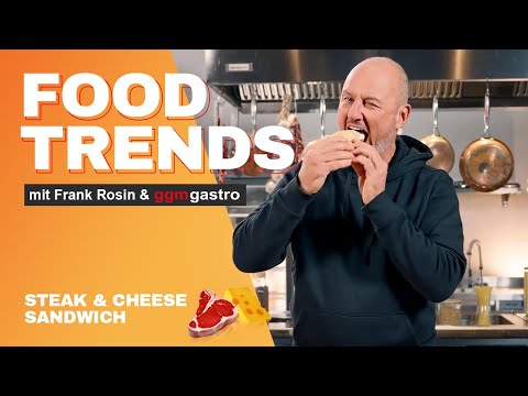 Pan on full blast🔥 - Frank Rosin's delicious Philly Cheese Steak Sandwich variation 🧀🥩