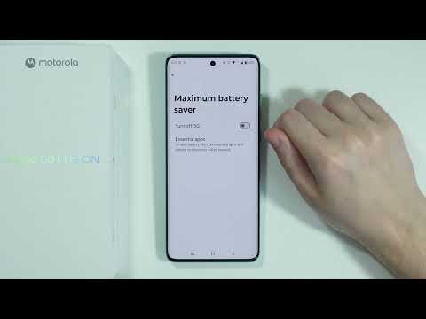 Motorola Edge 60 Fusion: How to Turn ON/OFF Battery Saver (Power Saving Mode)