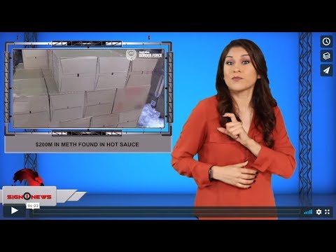 $200M in meth found in hot sauce (ASL - 10.31.19)