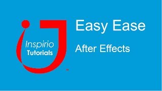 How to Use Easy Ease in After Effects Tutorial