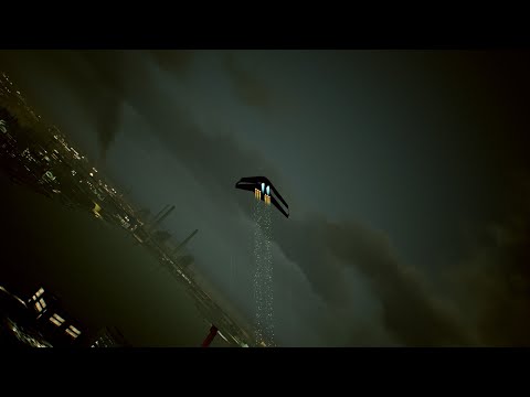 Test flying the X-49 Night Raven at Anchorhead Bay.