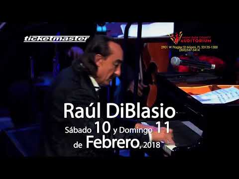 RAUL DI BLASIO conciertos en Miami 2018