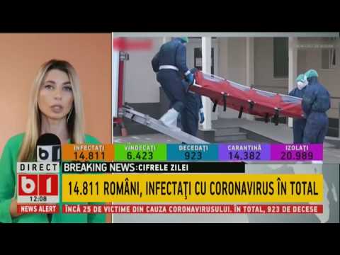 STIRI B1 ORA 12.00 DIN 9 MAI 2020: ALIDA MOISE A AJUNS SEFA LA SPITALUL M. A. I