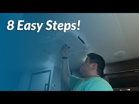 Installing the Dometic heat strip add-on to our AC unit!
