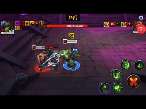 Shadowland Solo Hulk vs. Iron Fist Boss Floor 24 Marvel Future Fight