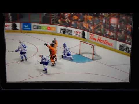 Scott Hartnell John Leclairs the OT winner past Bernier