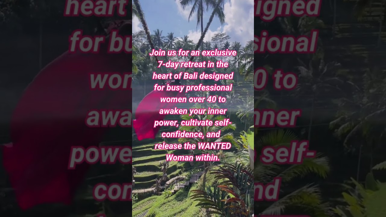 Join our exclusive 7-day retreat in the heart of Bali.