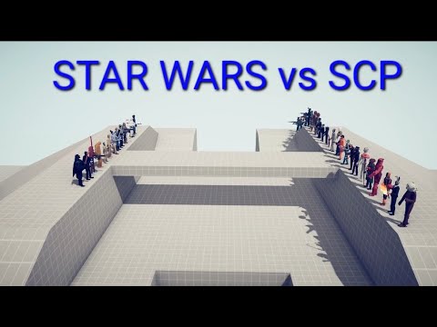 STAR WARS Team vs SCP Team - Totally Accurate Battle Simulator TABS