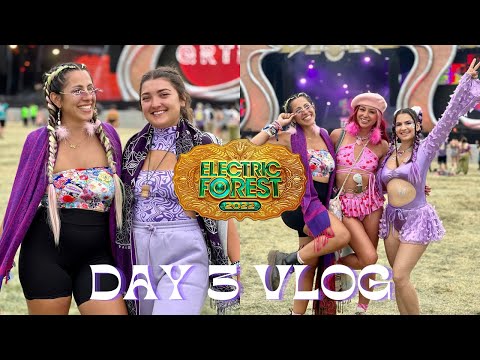 Electric Forest 2022 Day 3 Vlog 🌲 SIDEPIECE, Clozee & Fisher!