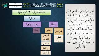 صورة 69 شرح زاد المستقنع للشيخ عامر بهجت   حكم ما ترك