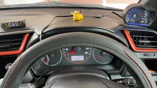 Review Car Smart Gauge HUD P6 Display HD OBD2 + GPS