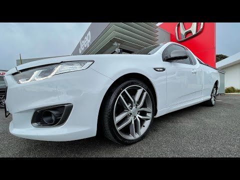 U51537 🟡 2016 FORD FALCON FG X XR6 TURBO (Manual) Ute
