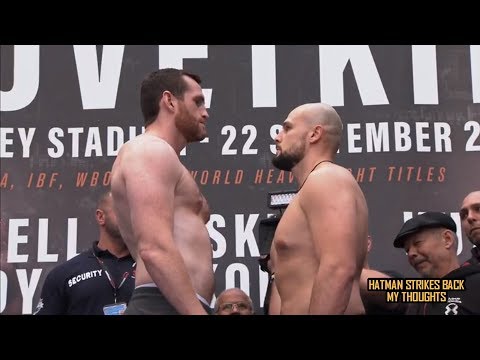 DAVID PRICE VS SERGEY KUZMIN - FACE OFF / WEIGH IN (REACTION)