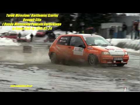 Turek Mirosław / Bartłomiej Szurlej - Renault Clio -  SuperOeS Gorlice 2013-02-24