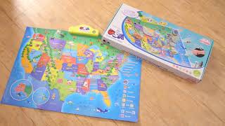 BEST LEARNING® i-Poster My USA Interactive Map | 40 sec Video