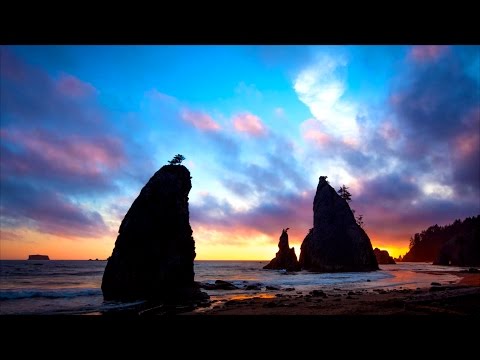 Camping at Rialto Beach - Sunset Timelapse!