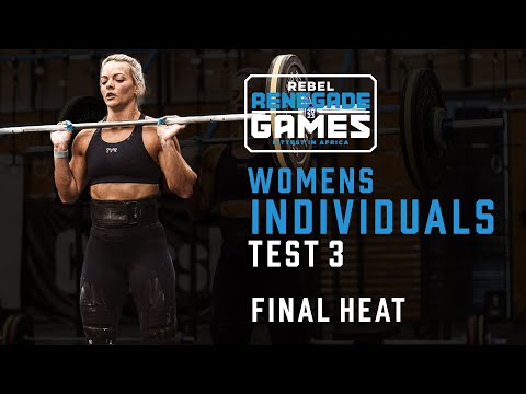 Individual Women's Test 3 FINAL HEAT - REBEL Renegade Games 2023 African CrossFit Semifinal.