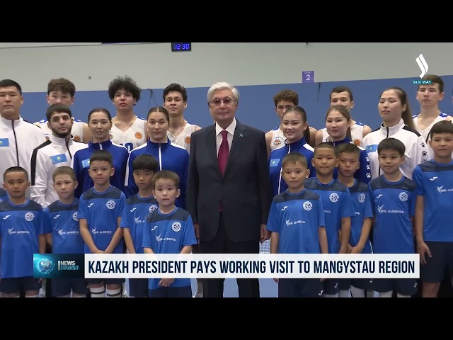 Kazakh President pays working visit to Mangystau region