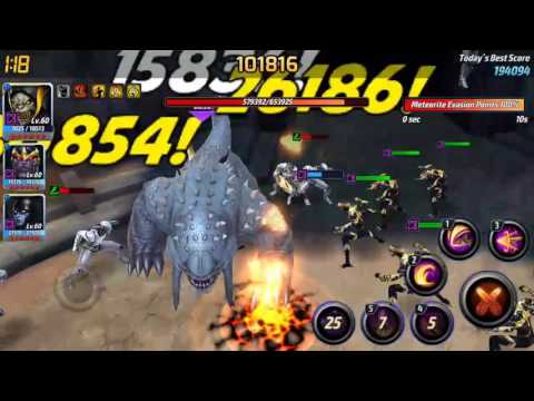 Corvus universal supervillan day extreme ab gameplay marvel future fight (mff)