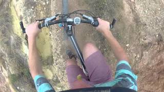 preview picture of video 'Mountain biking in a mine GO PRO (RAW)'