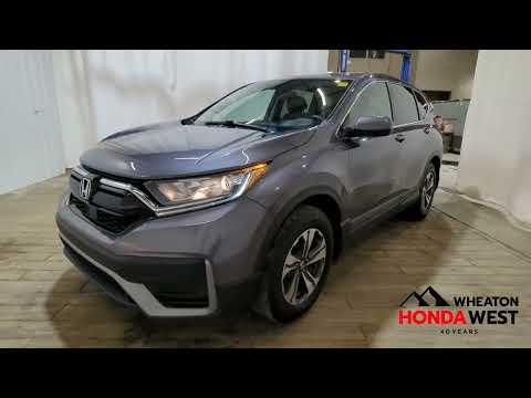 2021 Honda CR-V LX AWD in Modern Steel Metallic for sale at Wheaton Honda West in Calgary, AB