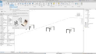 How to place a Component or furniture Revit 2022