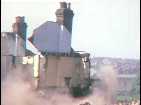 Demolition of Florence Buildings, Deepcar, 1970