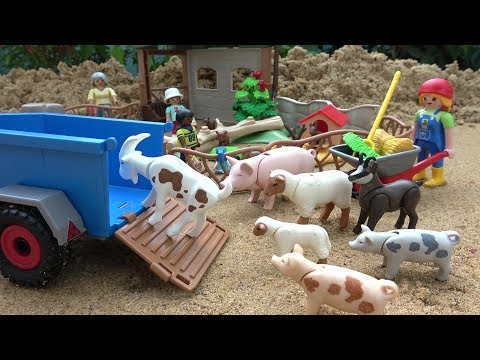 Animals transporter Truck - Playmobil Toys Children's Petting Zoo