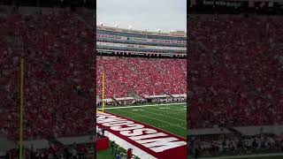 Entire Stadium Sings 'Build Me Up Buttercup' Wisconsin Football Without Music
