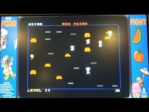 Atari Food Fight Arcade Instant Replay