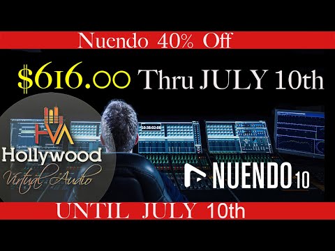 Nuendo 10 $616.00 Thru July 10th 2020