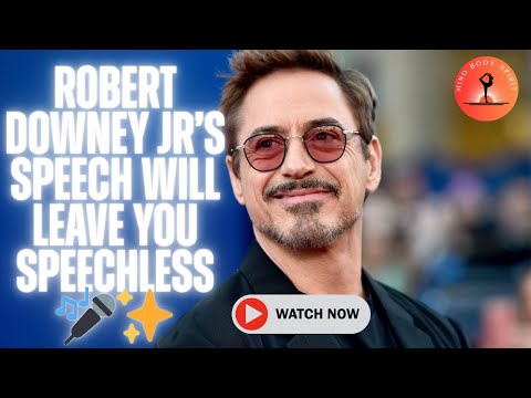 Robert Downey Jr’s Speech Will Leave You SPEECHLESS 🎤✨