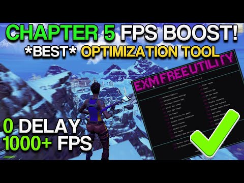 *ULTIMATE* Fortnite CHAPTER 5 Fps Boost Tool🔧(Boost Fps, Lower Input Delay & Latency)