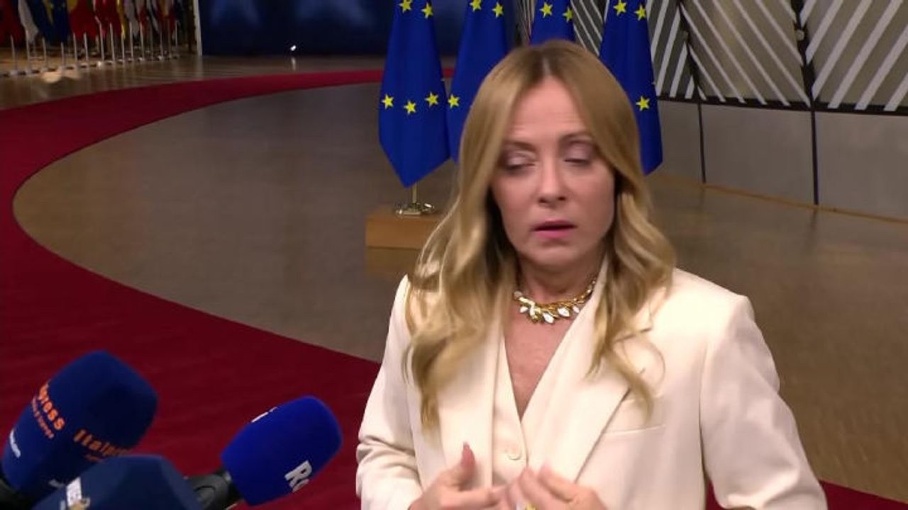 Meloni: Contenta delle conclusioni al termine del Consiglio Ue