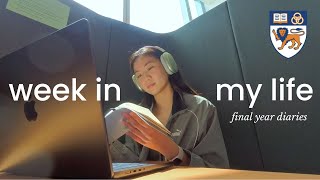 a week in my life in uni 🎧📔🖇️ productive study days, NUS classes, final year diaries