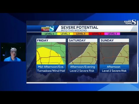 Severe weather in Iowa forecast: Tornadoes, hail, damaging wind all possible starting Friday