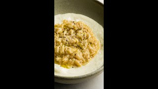 Creamy Lemony Orzo with Whipped Ricotta by Tasty